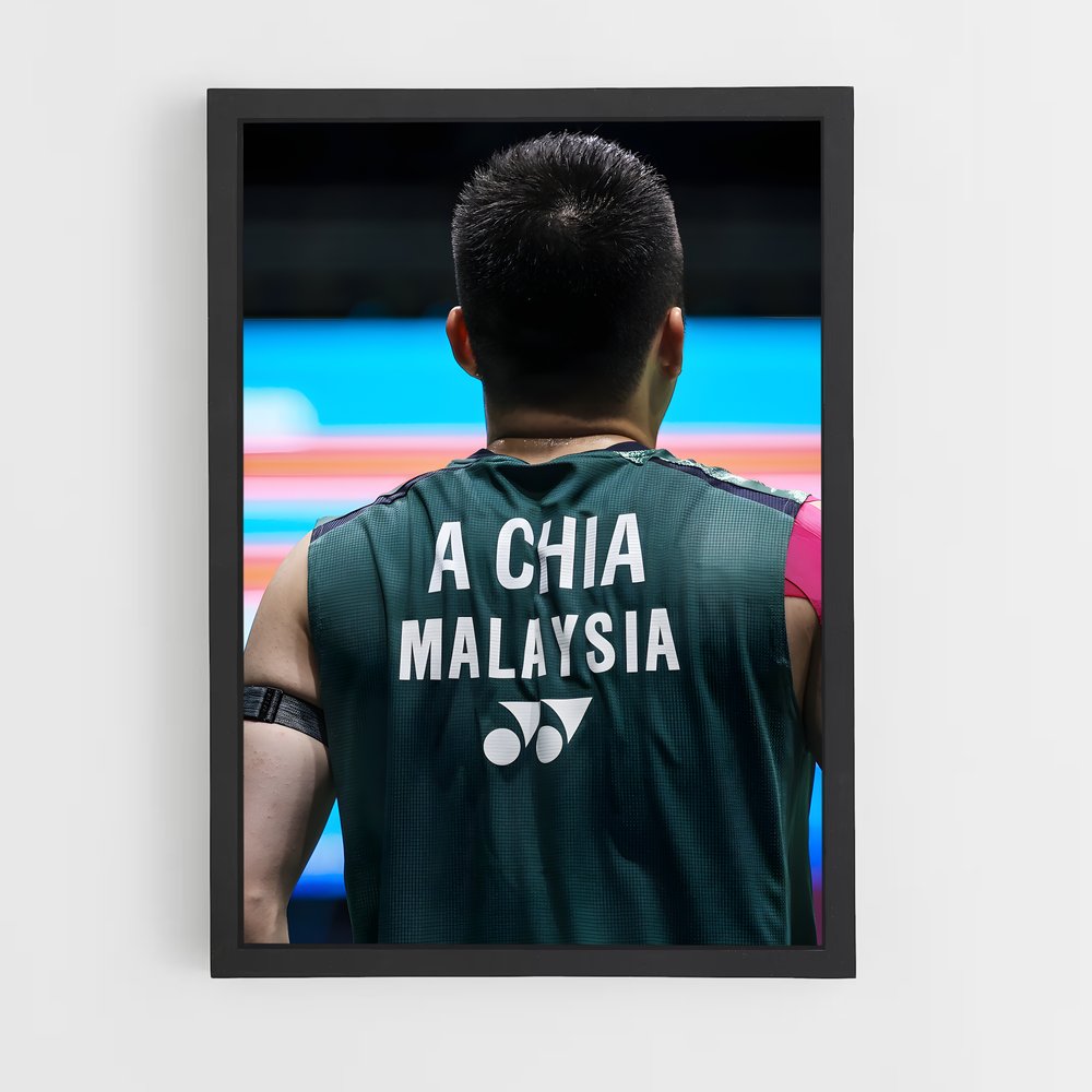 Poster Aaron chia – affiche Badminton (vue 2)